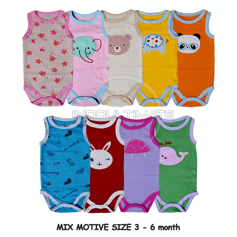 Jumper Jumsuit Jumpsuit Bayi Baru Lahir Tanpa Lengan Perlengkapan Bayi Setelan Baju Bayi BC-01211