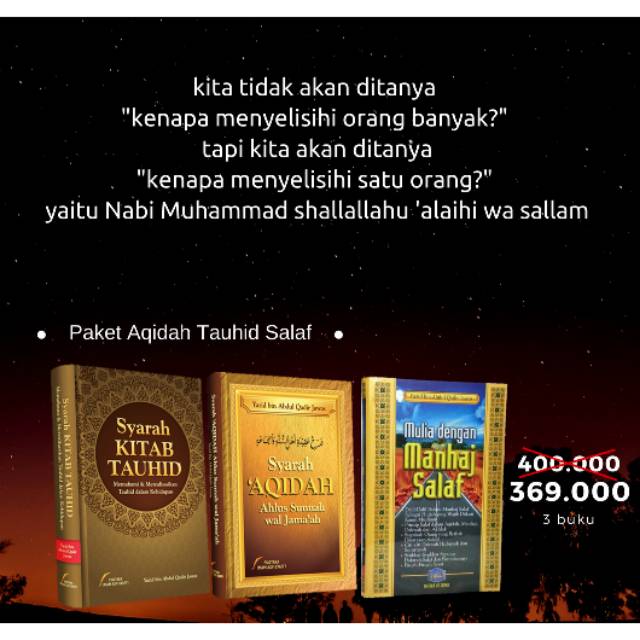 Paket Aqidah Tauhid Salaf