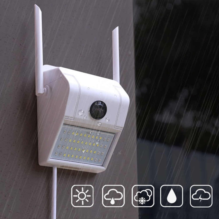 IP CAM CCTV OUTDOOR V380 WIFI WIRELESS FULL HD 1080P LAMPU DINDING