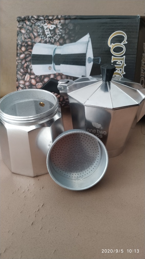 Moka Pot 6 Cup Italian Espresso Coffee Maker Stovetop