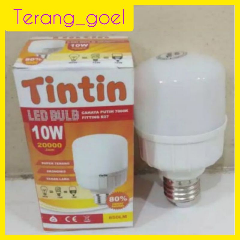 TINTIN LAMPU LED KAPSUL MURAH 10 WATT