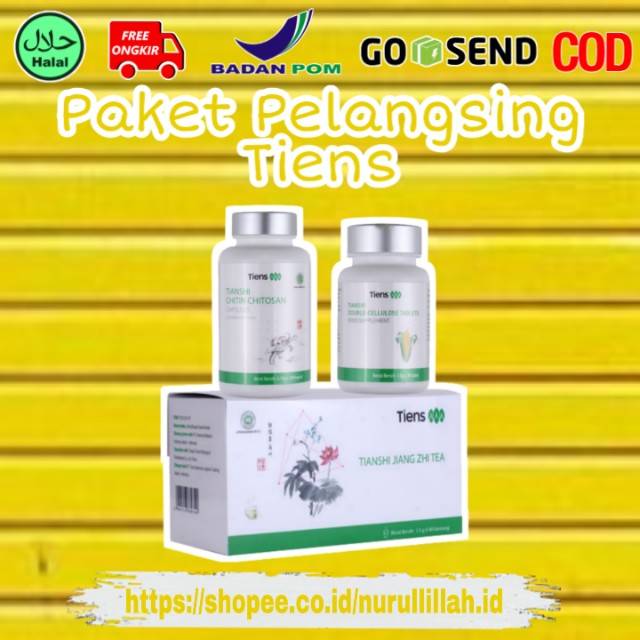 PRODUK HERBAL PELANGSING BADAN TIENS ORIGINAL / PELANGSING TUBUH