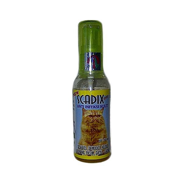 Scadix spray - obat scabies kucing &amp; obat jamur kucing
