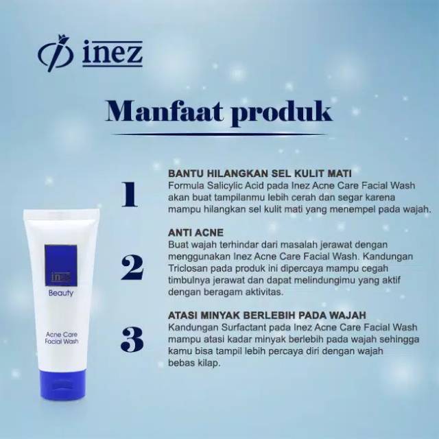 ❤️GROSIR❤️ INEZ Acne Care Facial Wash