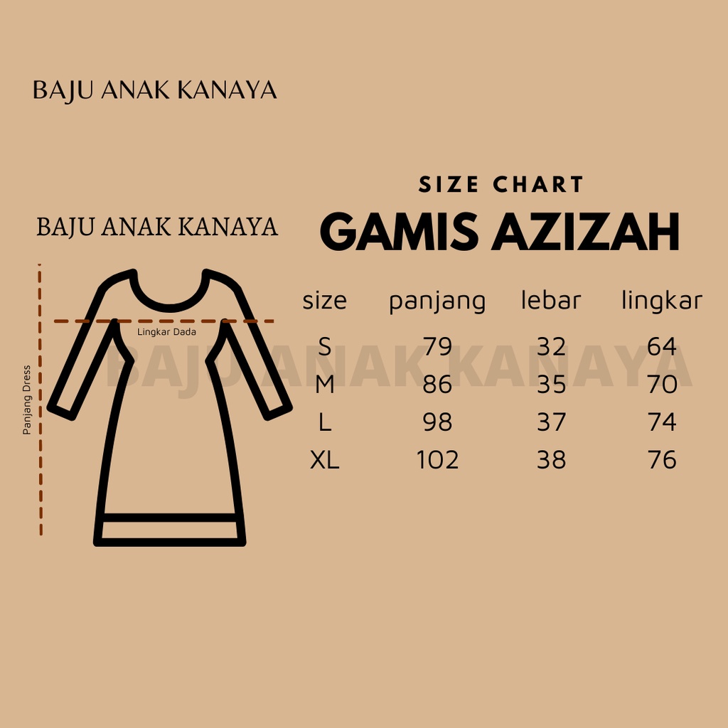 6-9 TH GAMIS RAYON ANAK AZIZAH GAMIS ANAK KATUN by BOBO KIDS