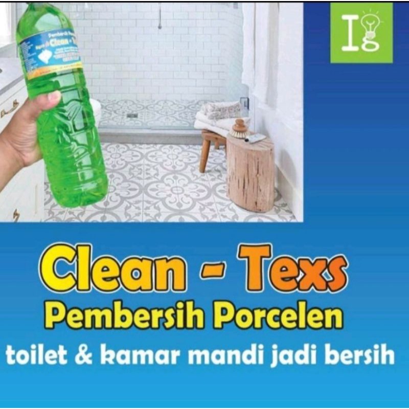 pembersih porcelen toilet kamar mandi clean texs