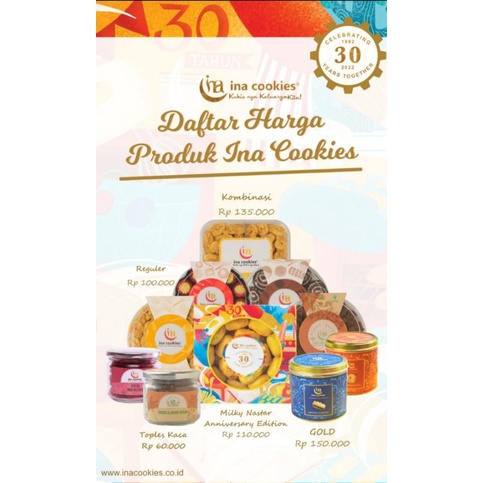 

Ina Cookies - Kue Kering Lebaran - Toples Jar Kaca