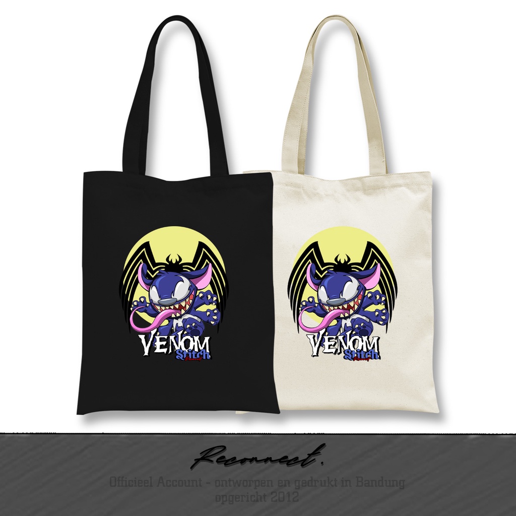 Reconnect TOTEBAG Motif Stitch X Venom - Gratis Tambah Nama