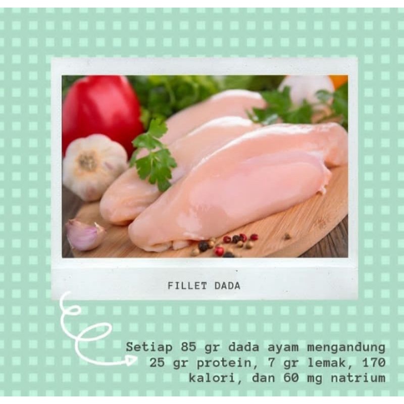 

Ayam Fillet Dada 500gram