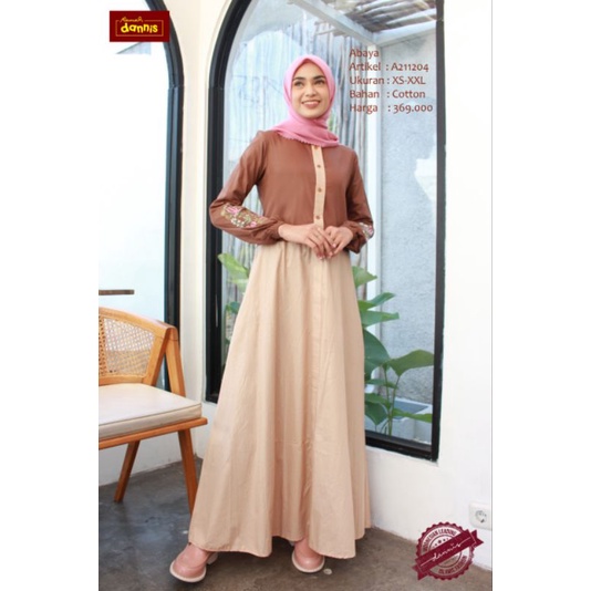 DANNIS Gamis Terbaru Artikel A211204 Ory By Dannis Collection