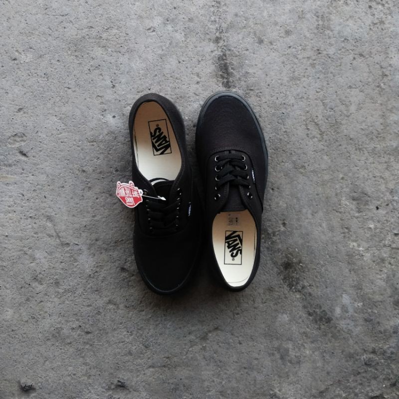 vans authentic full black original