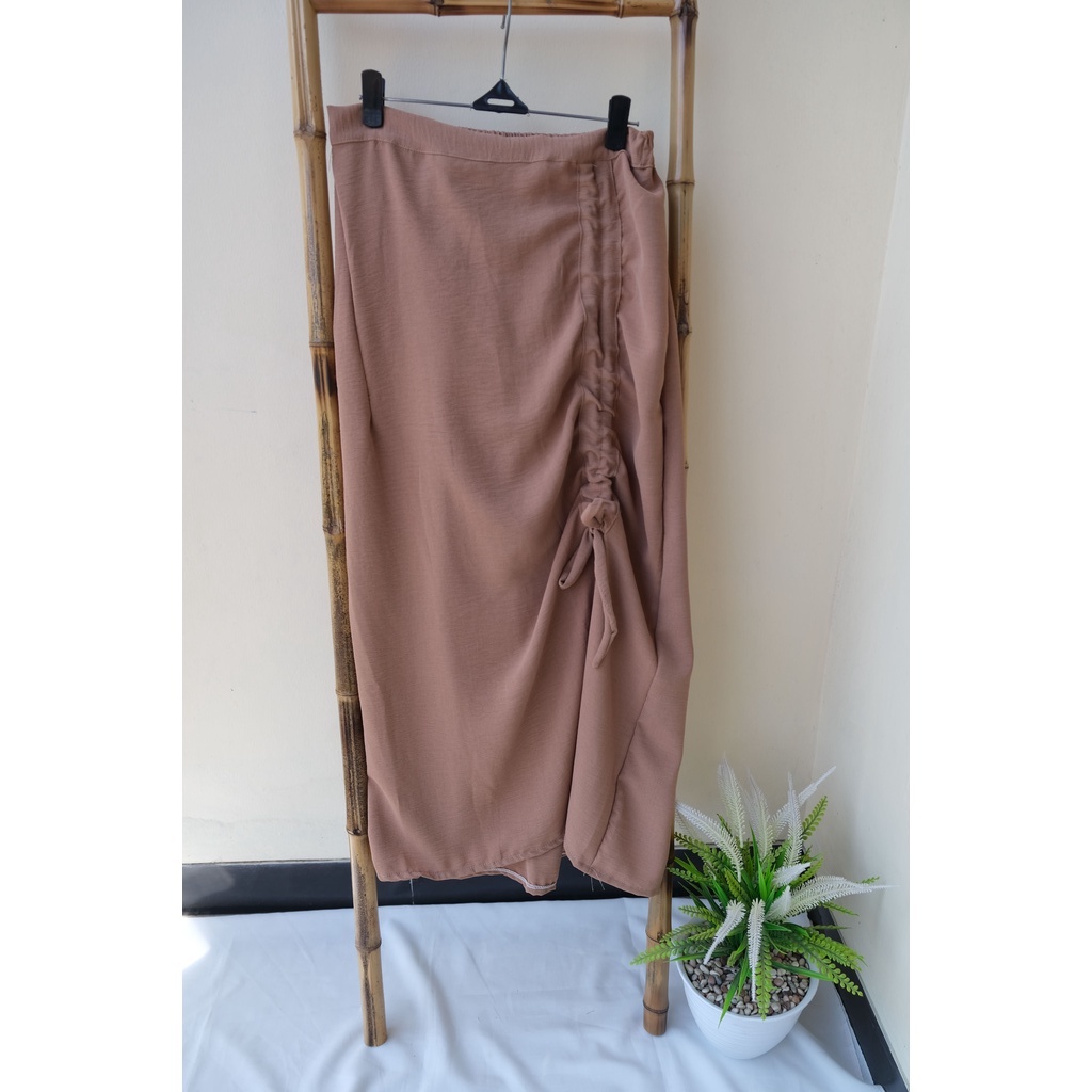JOSEP SERUT ROK CRINCLE WANITA-MOCCA