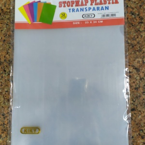 

MAP L PLASTIK CLEAR SLEEVE BENING F4 [LUSIN - 12 PCS] - MERK KIKI