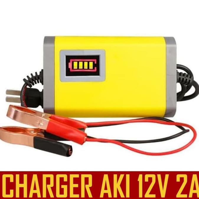 Charger Aki Cas Aki Otomatis / Charger Accu, Charger Aki Mobil 2A Mura