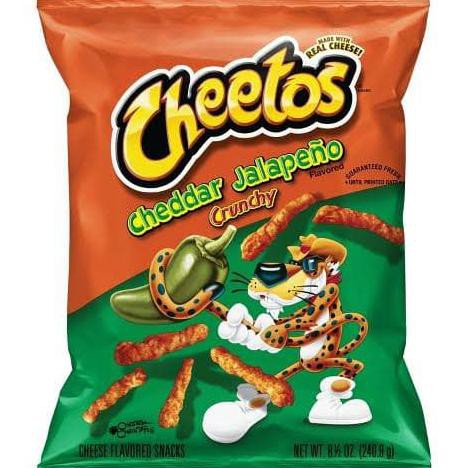 

CHEETOS Cheddar Jalapeno Crunchy 227 Gram (Made in USA) GRATIS ONGKIR Kode 1330