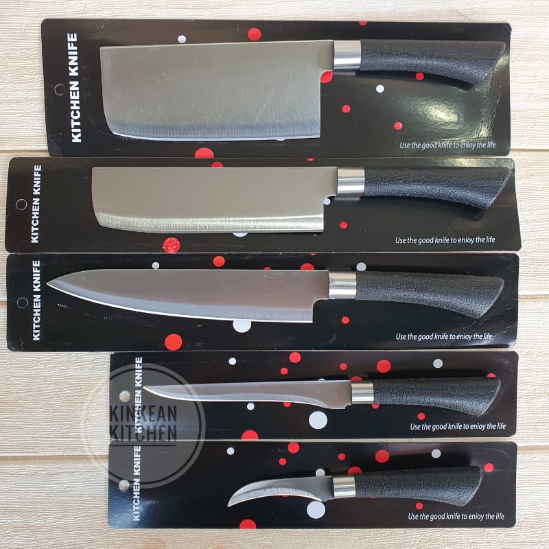 Pisau Gagang Hitam Kitchen Knife