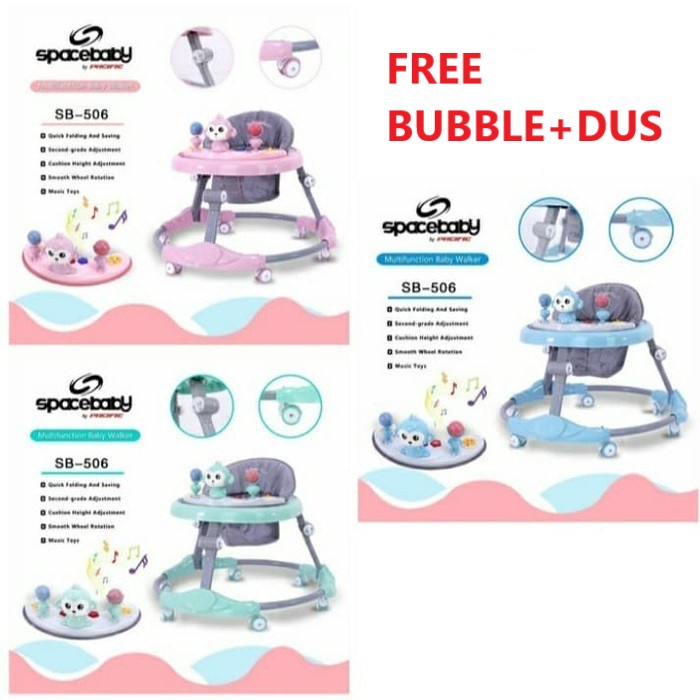 BABY WALKER SPACEBABY - SB 506/ 507/ 511/ 513 ALAT BANTU JALAN BAYI