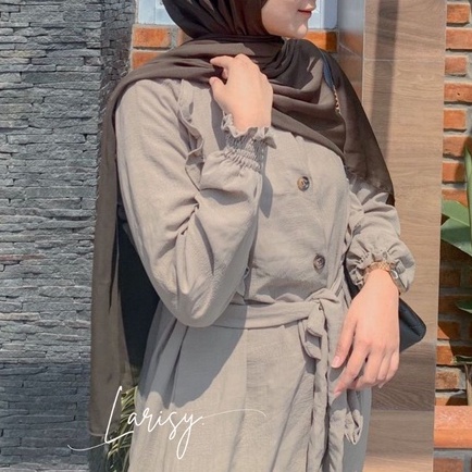 Maura dress Gamis Muslim Modern Maxi Dress Crincle