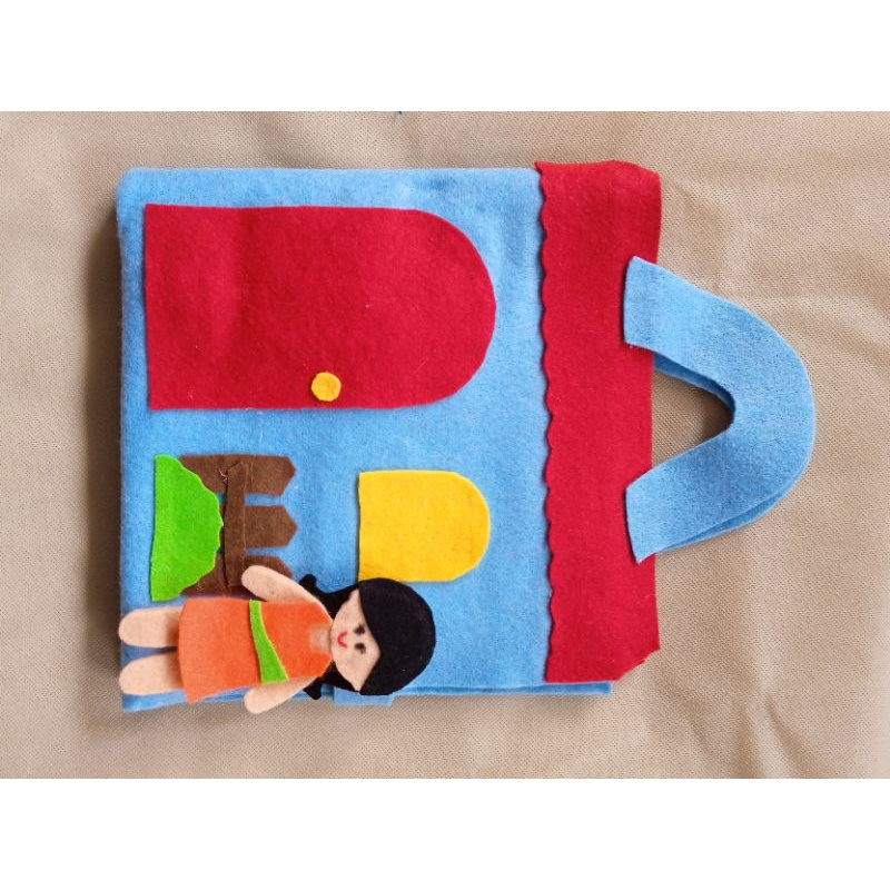 DOLL HOUSE vol 2 /  DOLL book / Busy book / quite book / soft book activity book / house busy book /