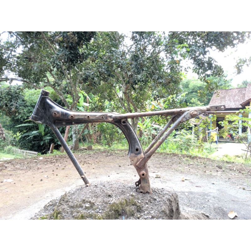 frame cg110 cg125 rangka cg110 cg sasis cg original lepasan bukan cb k2 bukan gl100 bukan cb k3