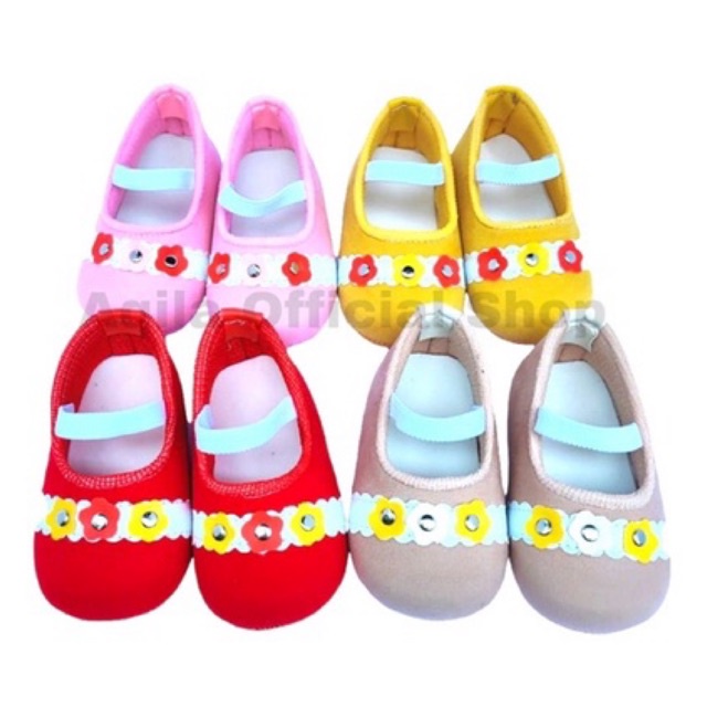 Sepatu Bayi Perempuan 0 12 bulan / Sepatu Prewalker bayi Perempuan / Sepatu Bayi Newborn Alice