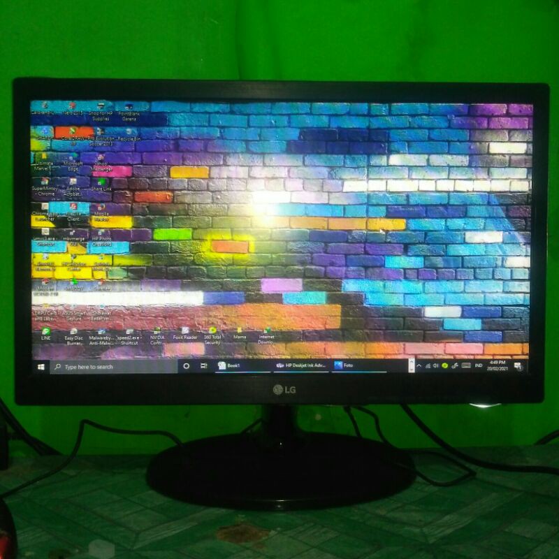 Monitor PC LED LG 20inch wide 20M39A