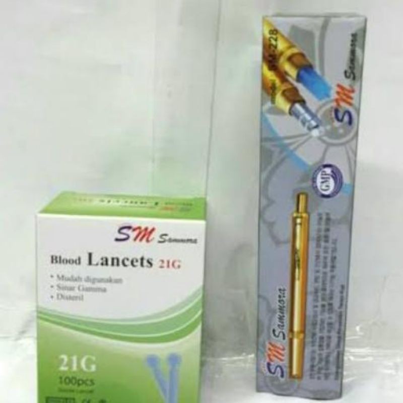 pen bekam gold dan jarum bekam samora 21G