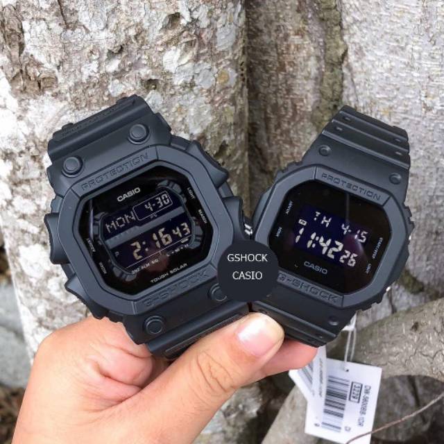 (COD) GX X DW COUPLE !! GSHOCK CASIO COUPLE GX 56 KINGKONG x DW5600 JAM TANGAN PRIA COUPLE DIGITAL FULL HITAM COUPLE TERLARIS