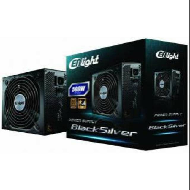 PSU Enlight Black Silver 500W 80+ Bronze
