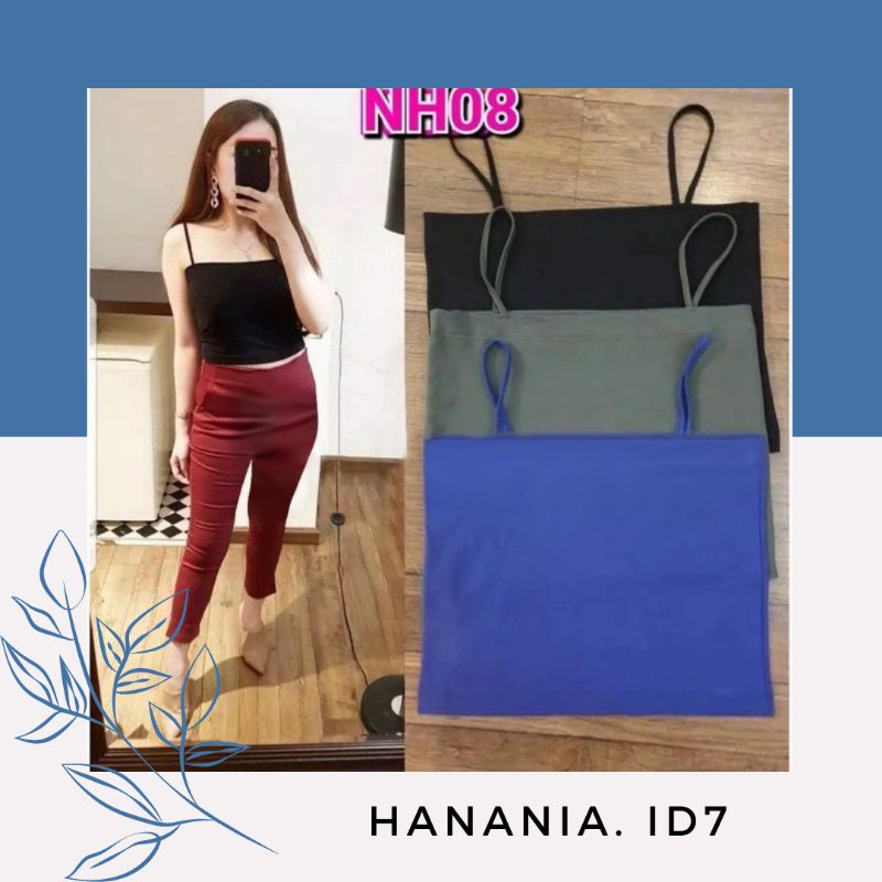 TANKTOP NH08// SQUARE CAMISOLE / CROP TANKTOP