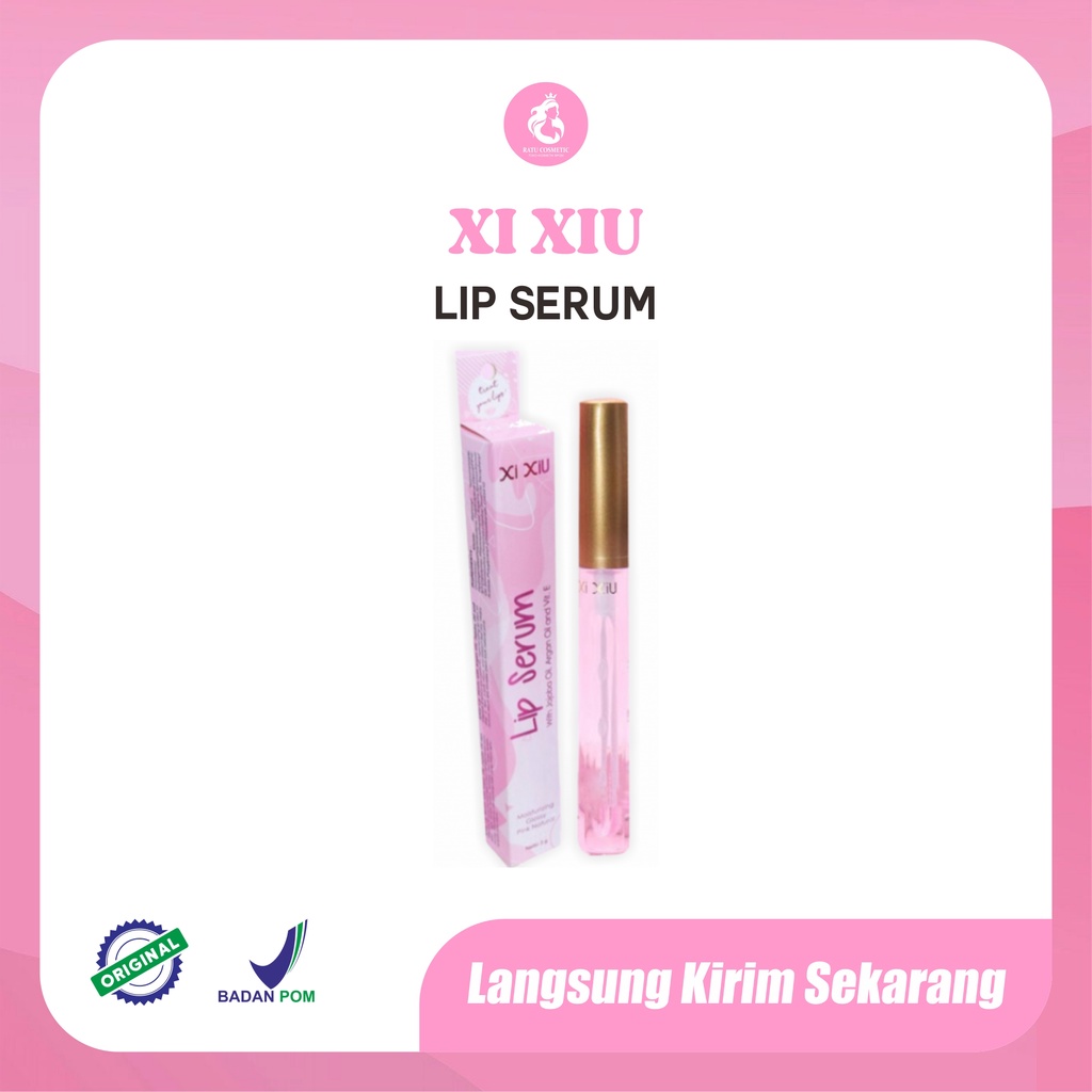 Xi Xiu Lip Serum With Jojoba Oil/Argan Oil/Vitamin E/3gr
