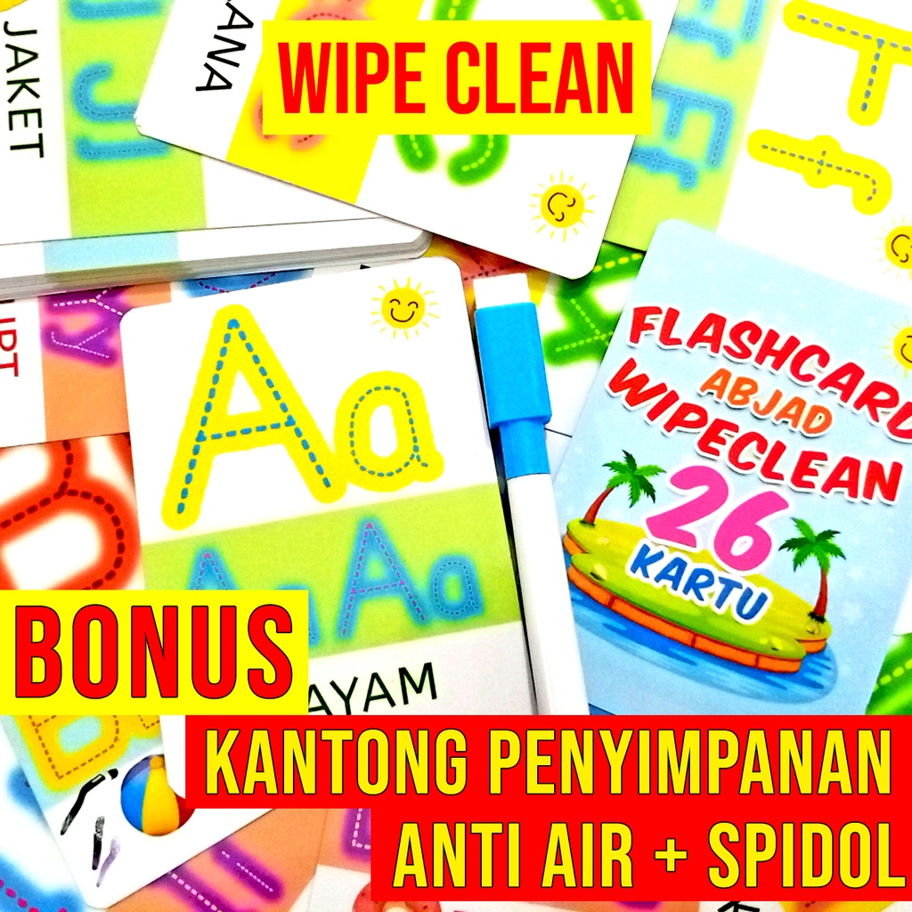 Flash Card / Kartu Pintar Edukasi Anak / Flashcard