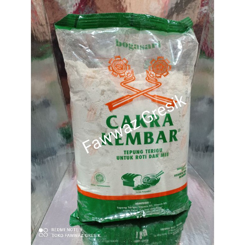 Tepung Terigu Cakra Kembar 1kg Bogasari