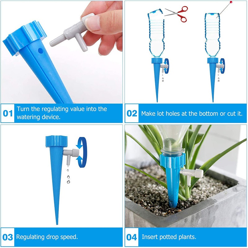 ALAT SIRAM TANAMAN OTOMATIS / TETES DRIP / POT BUNGA SPRINKLER BOTOL