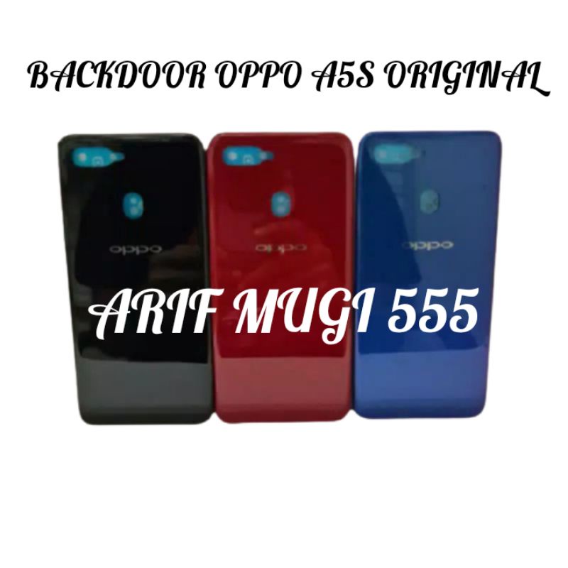 Backdoor Backcover Back Cesing Housing Tutup Belakang Oppo A5S Original