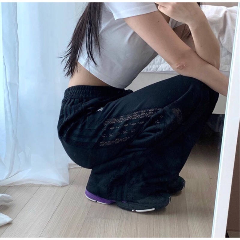  Celana  Panjang  Model Lebar Desain  Adidas Originals Warna 