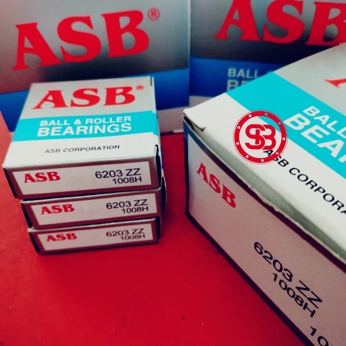 Bearing / Laker / Laher 6203 ZZ ASB