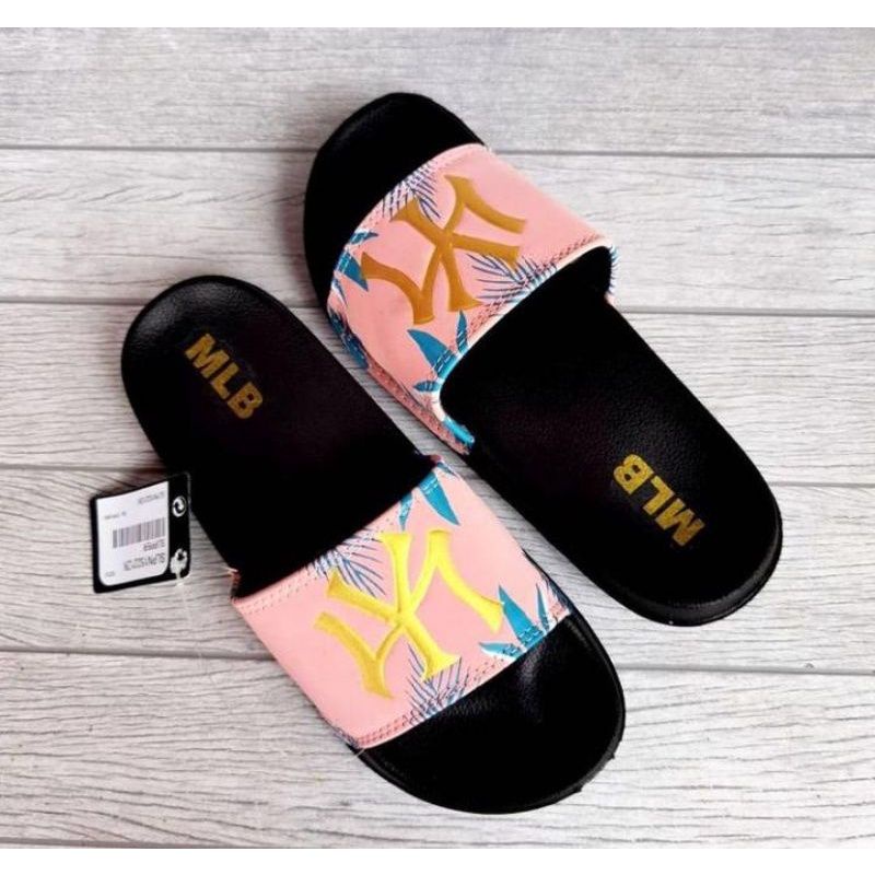 Sendal Ny Mono Pink Daun sendal wanita terlaris premium Quality