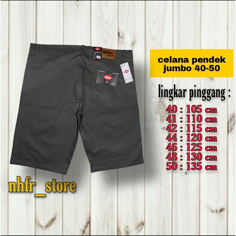 Celana Pendek Jumbo Chino 40-52 | celana pendek jumbo | celana pendek jumbo pria | celana jumbo pend