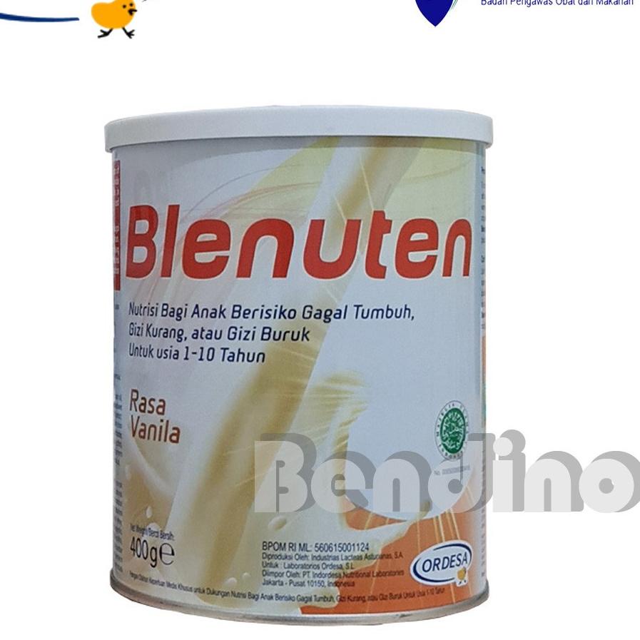 Segera Dapatkan BLENUTEN Rasa Vanila 400Gr & 800Gr - MEDIS 400 Gram & 800 Gram Susu Anak Nutrisi Bur