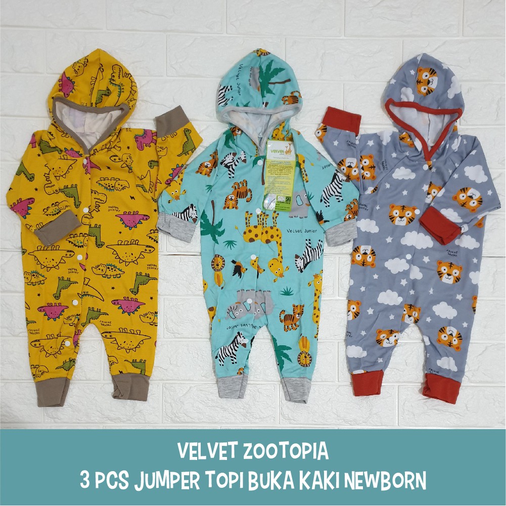 Velvet Junior Jumper Panjang Buka/Tutup Kaki