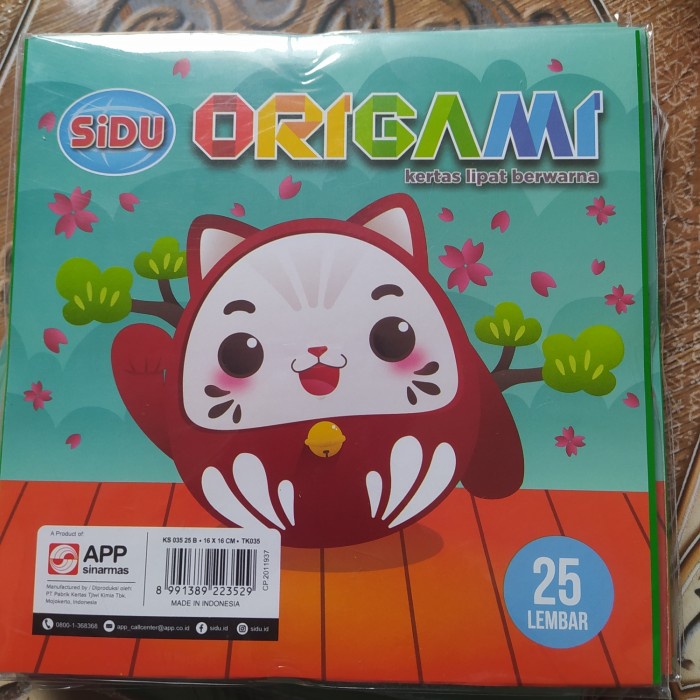 

kertas origami sidu 16x16