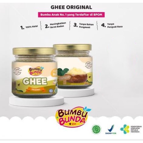 Bumbu Bunda Elia - Ghee MPASI BB Booster / Garlic Ghee Grass Fed Ghee / Mendukung Berat Badan Bayi / Bumbu Masak MPASI