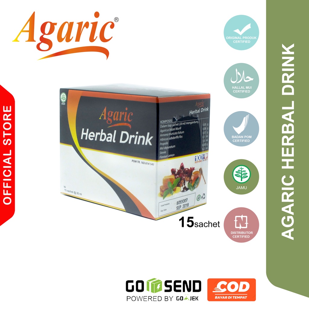 

Agaric Herbal Drink - Minuman kesehatan Tubuh