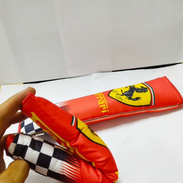 Sarung Cover Safety Belt Ferrari