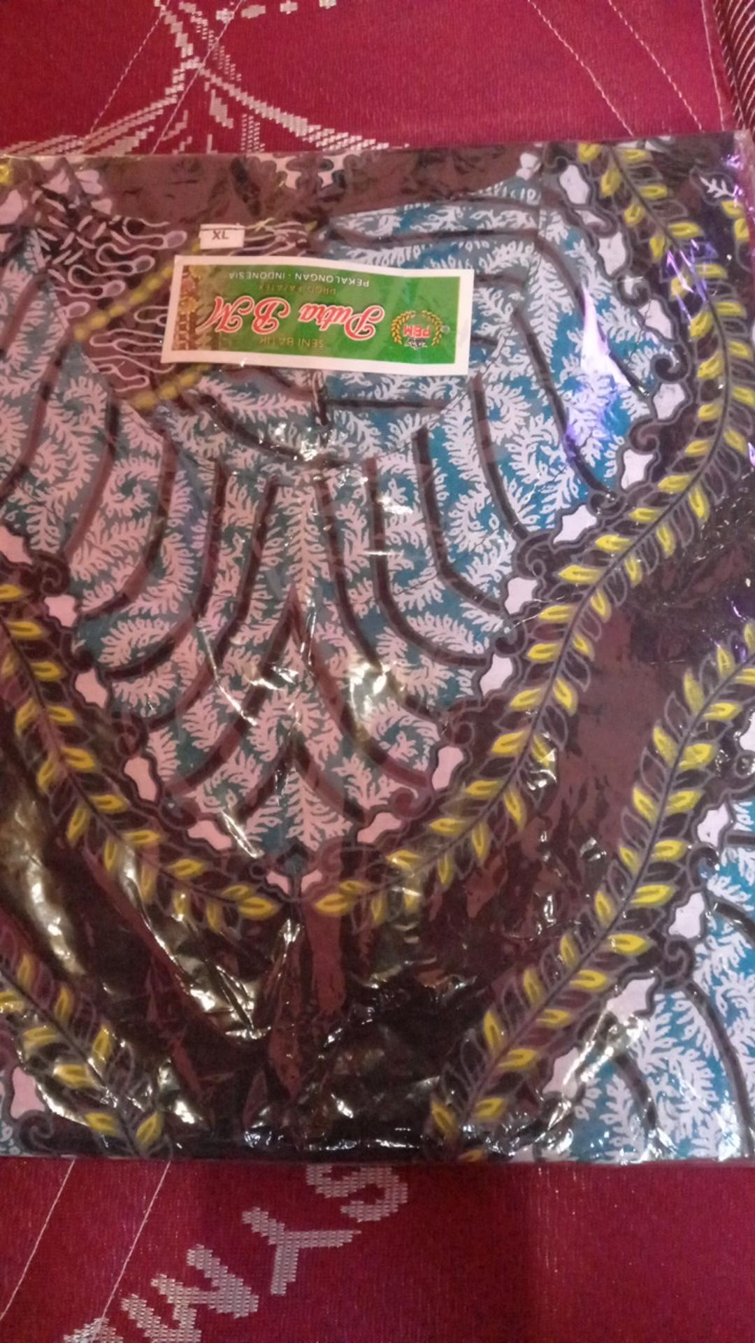 Tey-17 Batik Wanita Asj Sa Hrb026 Kenongo Kemeja Tosca Pendek