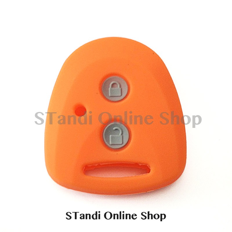 Kondom Kunci Silikon Remote Keyshirt Daihatsu Grand New Xenia Orange