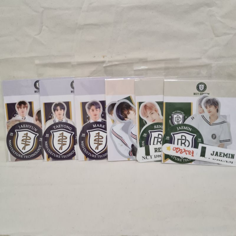 Luggage Stiker and Photocard Set Back to School Kit NCT 127 Dream Wayv taeyong jaehyun mark jaemin