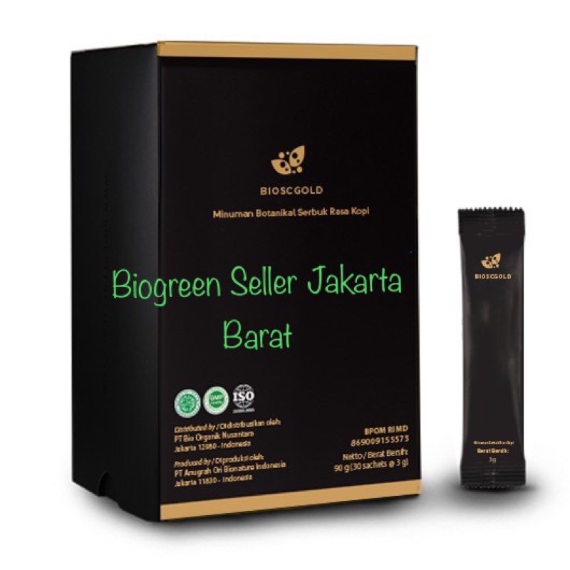 Biogreen BioGold Bio Sc Gold Asli | BioSc Gold BioScGold Stemcell Gold Apple BARCODE