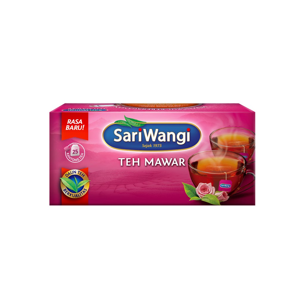 

Teh Celup Sari Wangi "Teh Mawar" 25 Tea Bag